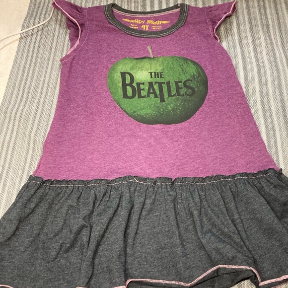 The Beatles Kids Band TShirt Dress Size 4T rowdy sprout authentic designer brand - Picture 12 of 16